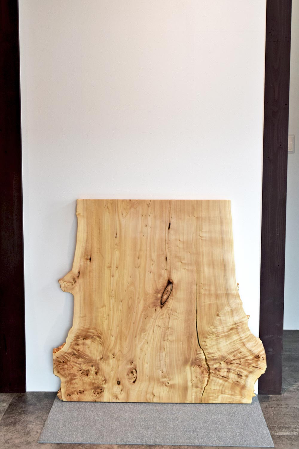 91USG9190/11-a ポプラ 一枚板 一枚板リビングテーブル