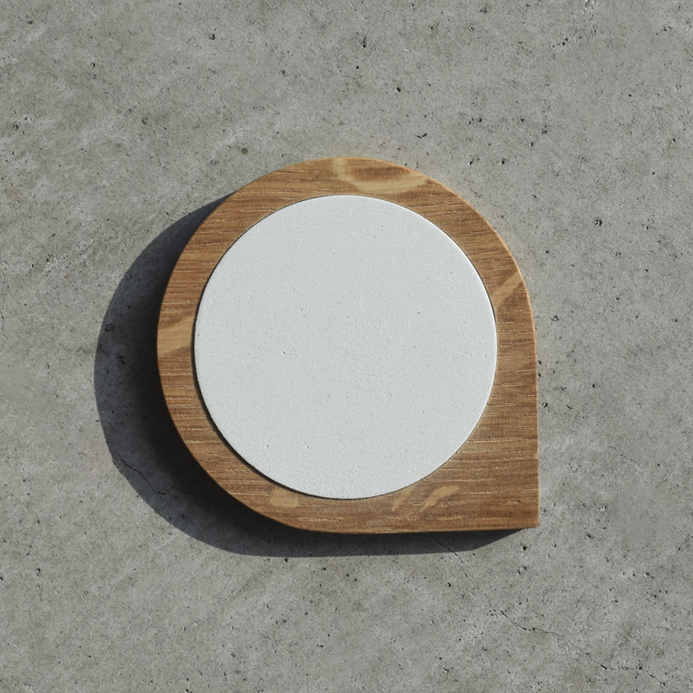 珪藻土コースター小(オーク)