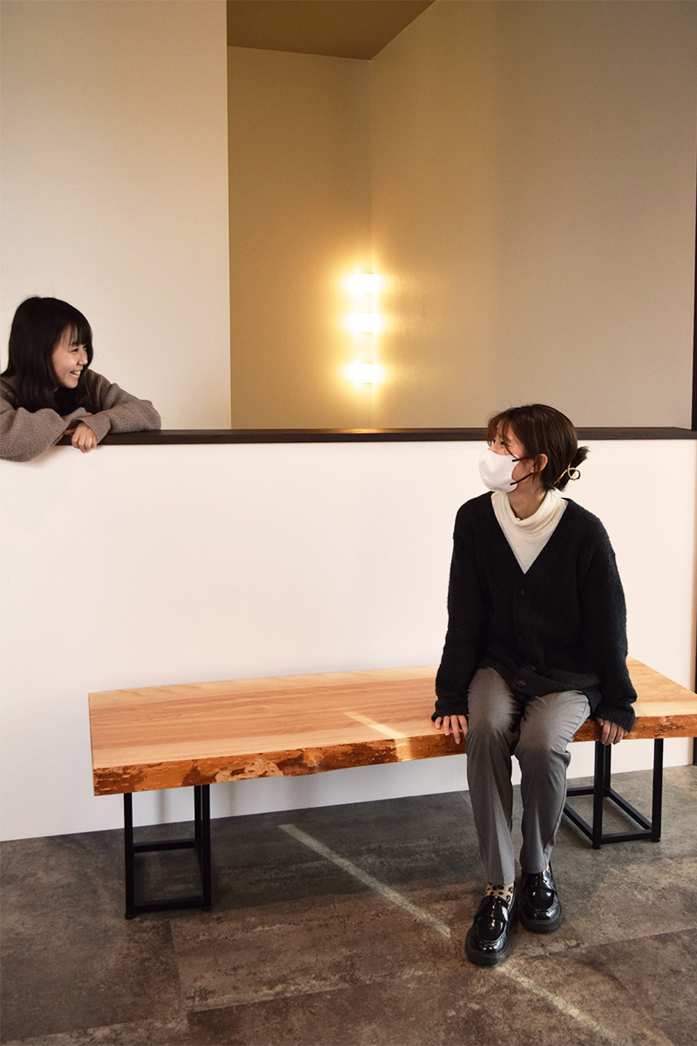 02USG1220/10 樺（ベンチ） 一枚板 一枚板カウンター 家具