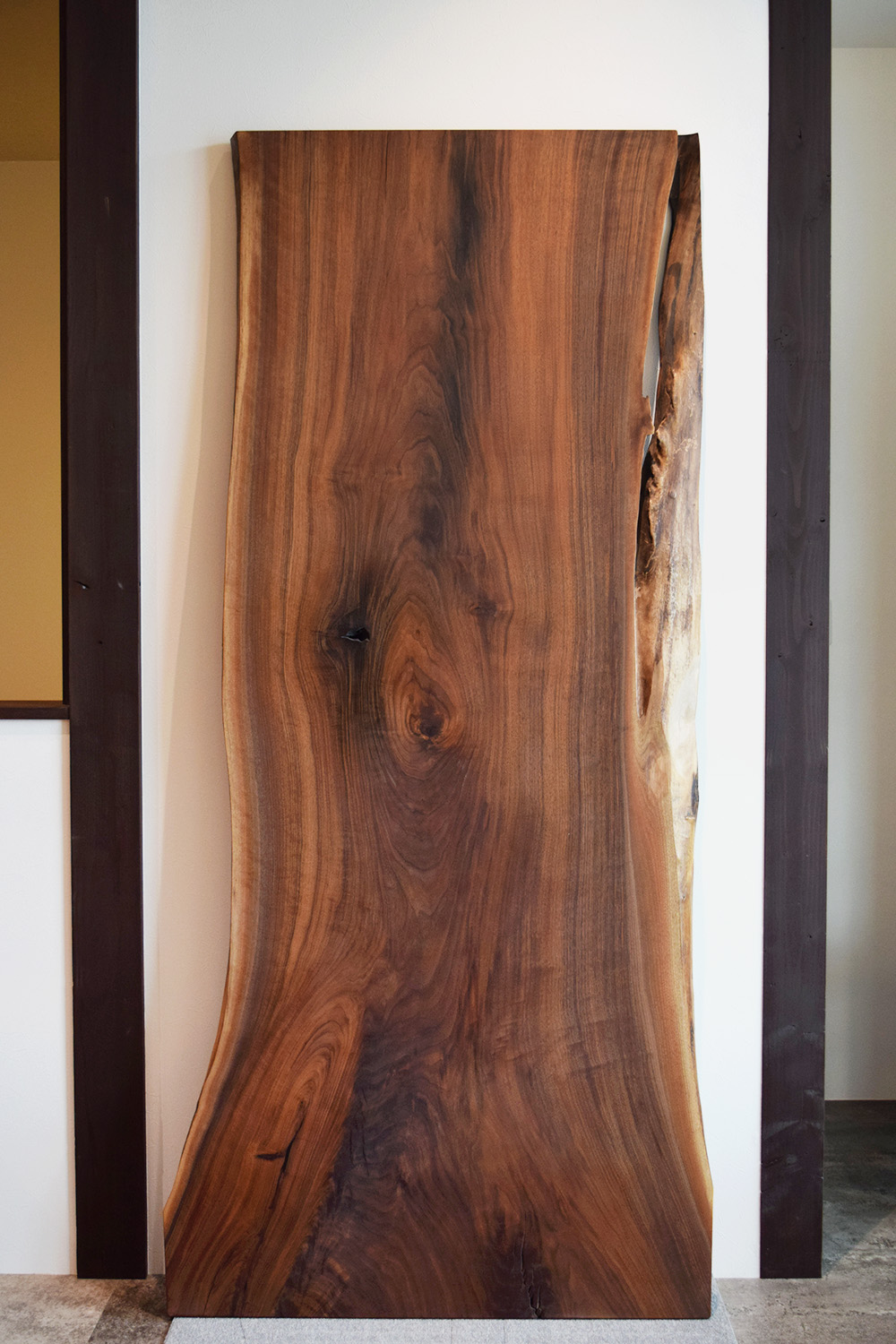 ウォールナット 一枚板 一枚板ダイニングテーブル | 天然木材工房 村上