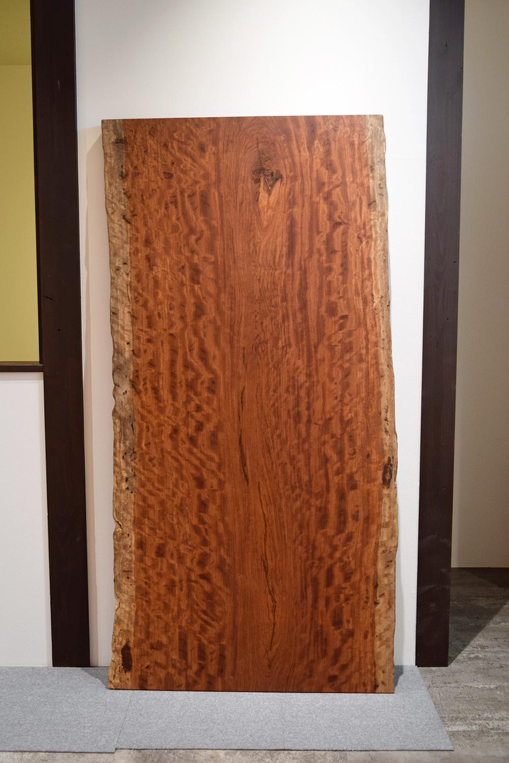 22OKZ9170/9 ブビンガ 一枚板 一枚板ダイニングテーブル