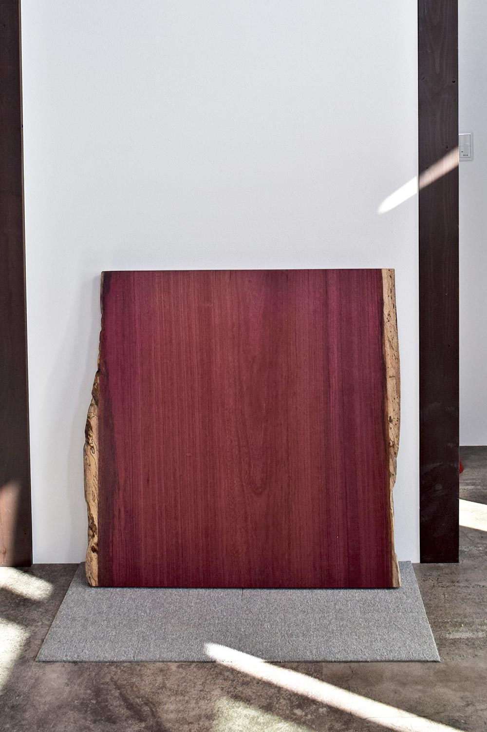 TMI181130/11-a パープルハート 一枚板 一枚板リビングテーブル