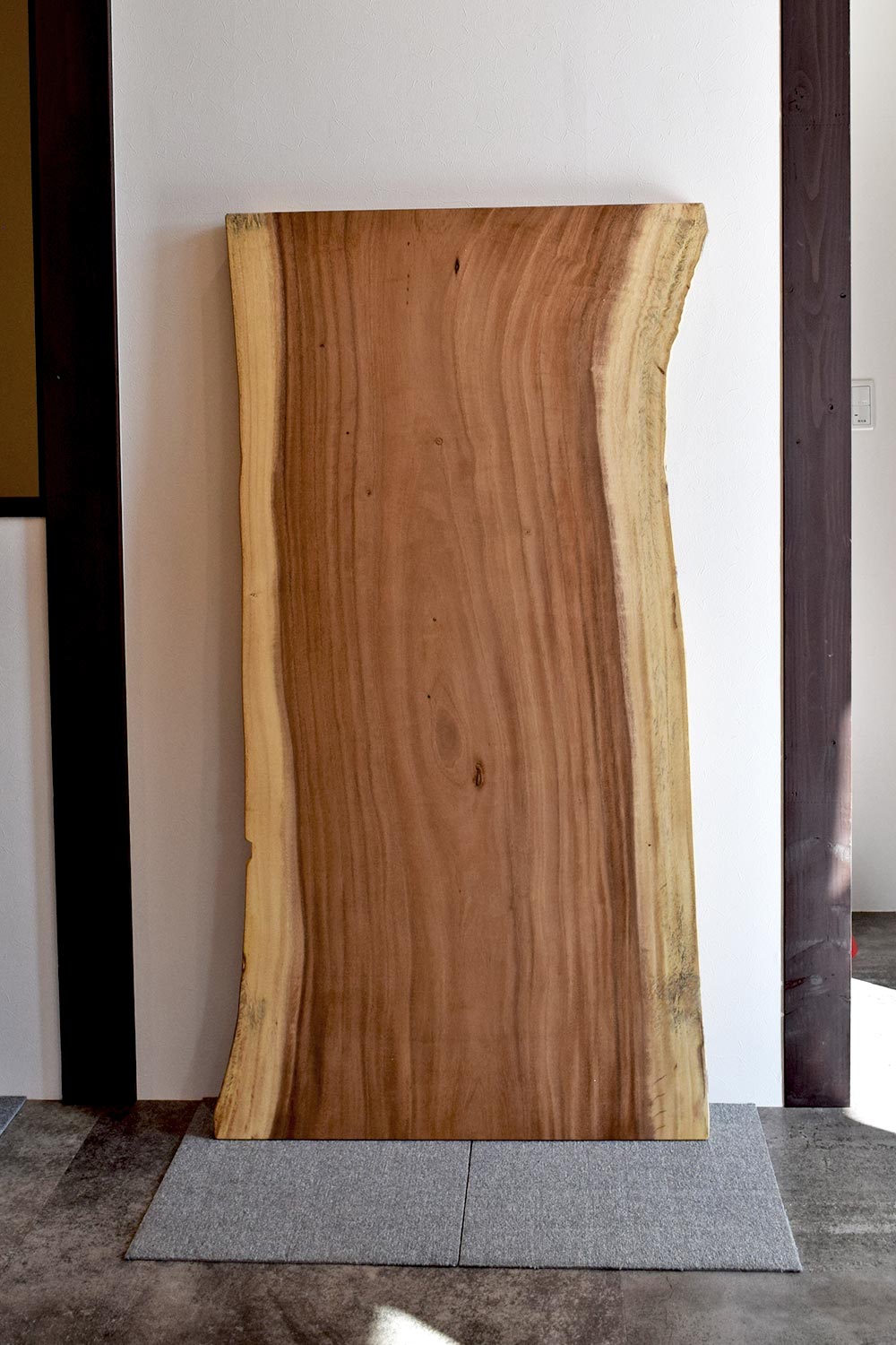 KMM190329/74 モンキーポッド 一枚板 一枚板ダイニングテーブル