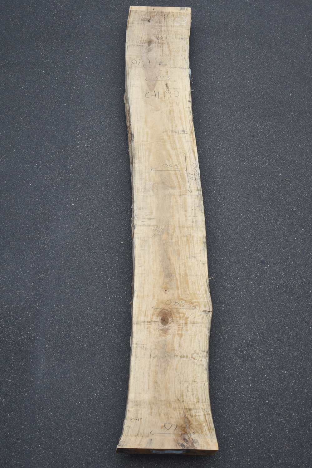 42IKF4221/12 栃 一枚板 一枚板カウンター