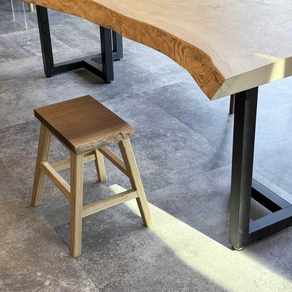 手作りスツールワークショップ ワークショップ | 天然木材工房 村上一枚板