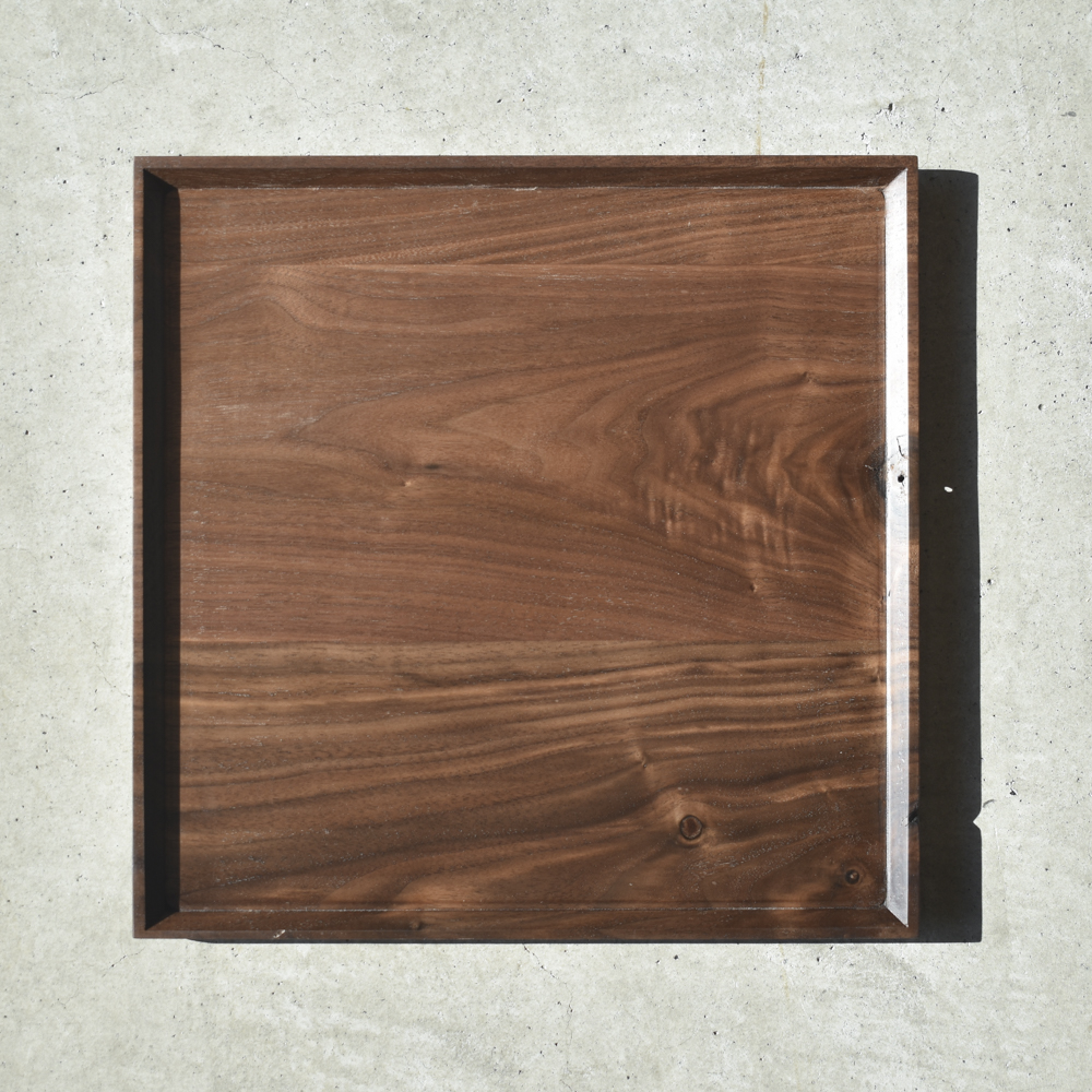 スタッキングトレー(ウォールナット）