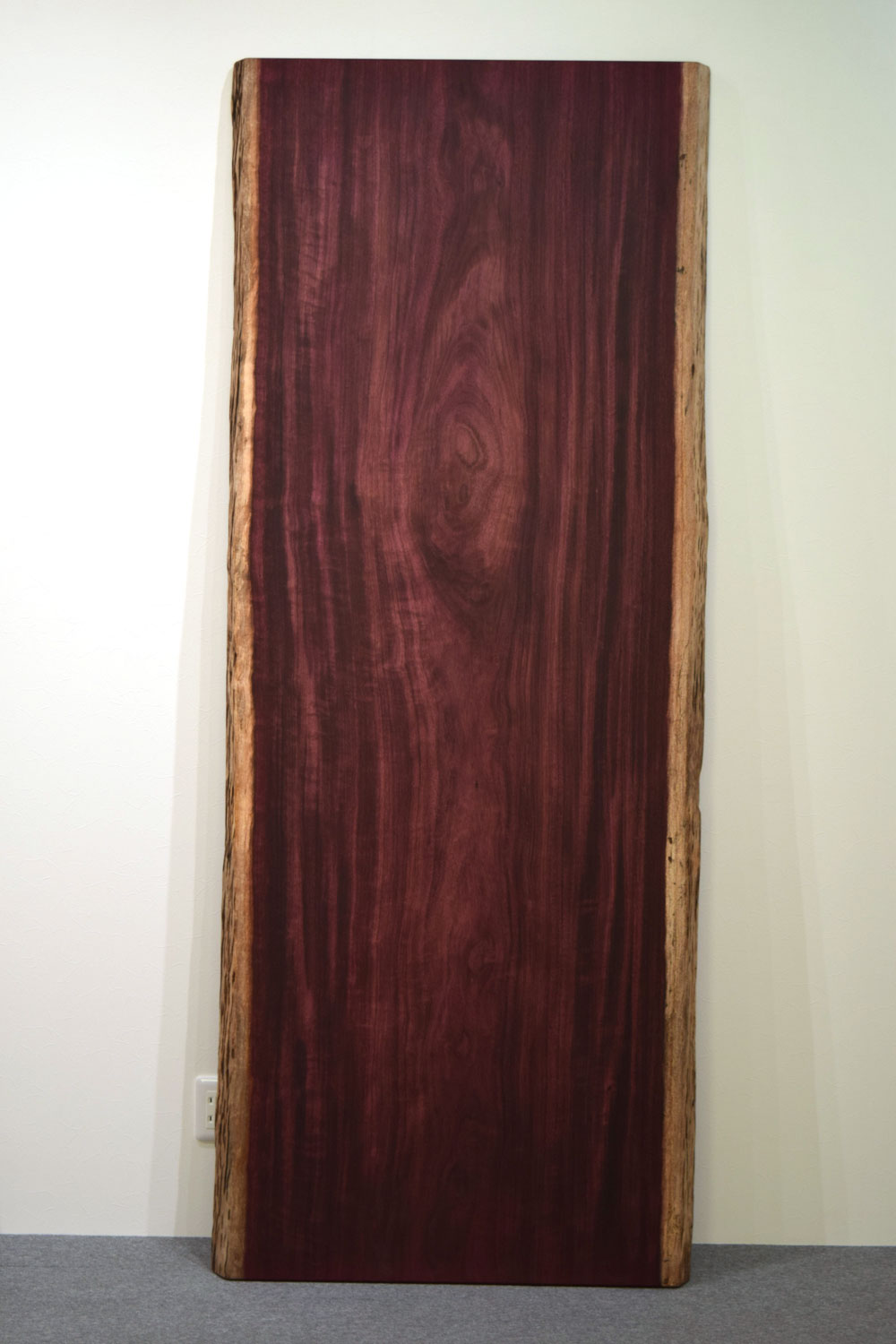 91TMI1380/4 パープルハート 一枚板 一枚板リビングテーブル 一枚板ダイニングテーブル