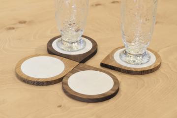 gd0077 珪藻土コースター小(オーク) 雑貨 コースター