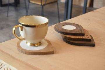 gd0077 珪藻土コースター小(オーク) 雑貨 コースター