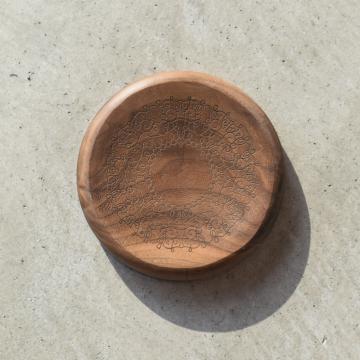 gd0082 豆皿（ウォールナット） 雑貨 その他雑貨