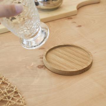 gd0084 円形コースター（オーク） 雑貨 コースター