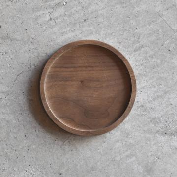 gd0085 円形コースター（ウォールナット）