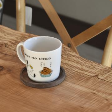 gd0085 円形コースター（ウォールナット） 雑貨 コースター