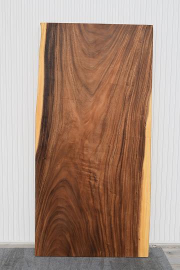 KMM190329/87 モンキーポッド 一枚板 一枚板ダイニングテーブル