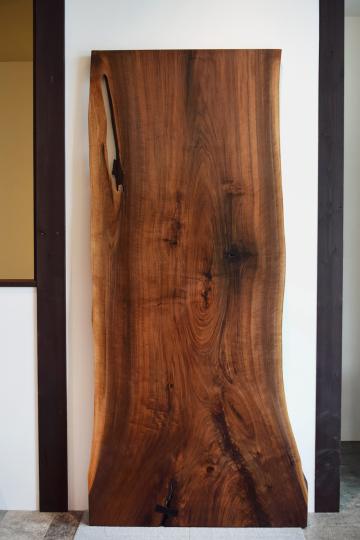 ウォールナット 一枚板 一枚板ダイニングテーブル | 天然木材工房 村上