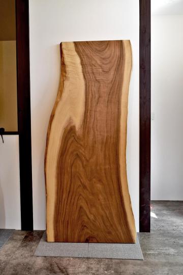 KMM190329/54 モンキーポッド 一枚板 一枚板ダイニングテーブル