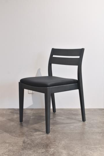 CHAIR-001GY/BK CHAIR-001 ブラック ※コントラクトユース 椅子 村上一枚板オリジナル