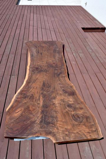 クラロウォールナット 一枚板 一枚板ダイニングテーブル | 天然木材