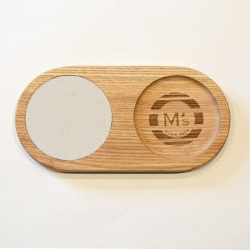 gd0051 珪藻土コースター（オーク） 雑貨 コースター