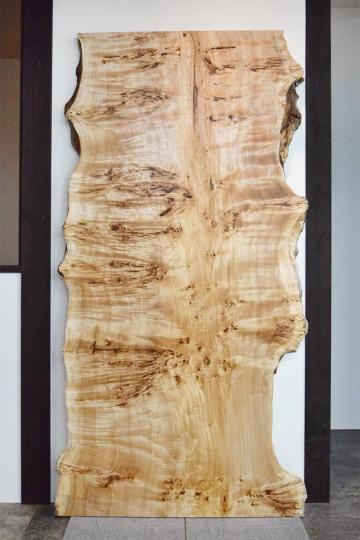 ポプラ 一枚板 一枚板ダイニングテーブル | 天然木材工房 村上一枚板