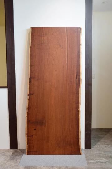 12TGM9111/654 カリン 一枚板 一枚板ダイニングテーブル