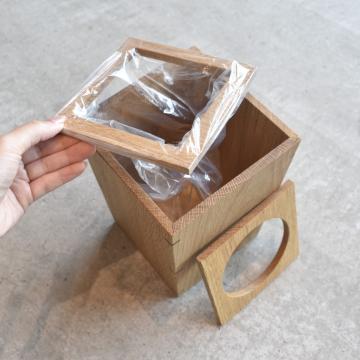 gd0089 ダストボックス(ウォールナット) 雑貨 トレイ・箱物