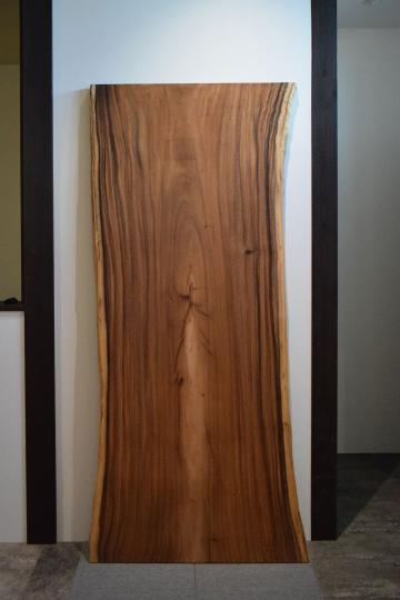 KMM190329/47 モンキーポッド 一枚板 一枚板ダイニングテーブル