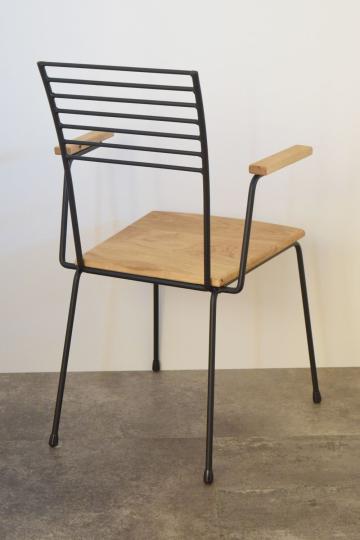 M's オリジナルチェア アイアンフレームアームチェア（アーム&オーク