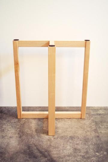 TM1 T字木脚（2個セット） テーブル脚 木製脚