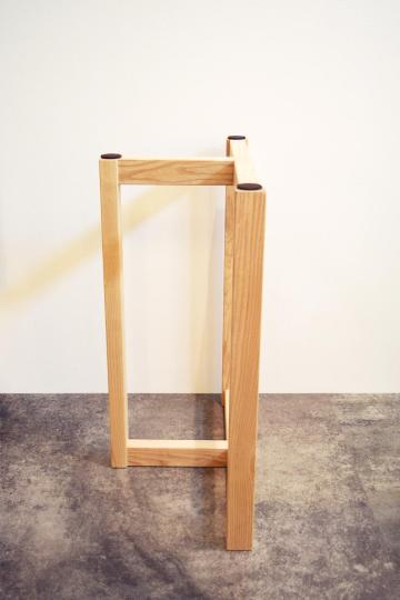 TM1 T字木脚（2個セット） テーブル脚 木製脚