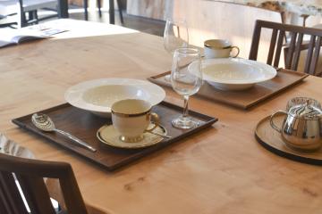 gd0086 スタッキングトレー(ウォールナット） 雑貨 その他雑貨