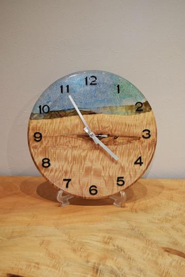 レジン時計 レジン商品 雑貨 時計 時計 | 天然木材工房 村上一枚板