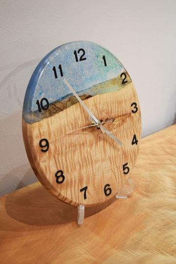 レジン時計 レジン商品 雑貨 時計 時計 | 天然木材工房 村上一枚板