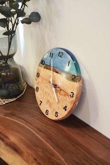 レジン時計 レジン商品 雑貨 時計 時計 | 天然木材工房 村上一枚板