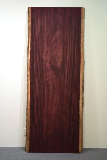 91TMI1380/4 パープルハート 一枚板 一枚板リビングテーブル 一枚板ダイニングテーブル